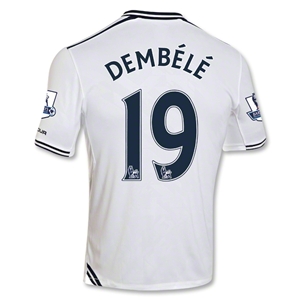 13-14 Tottenham Hotspur #19 DEMBELE Home Jersey Shirt - Click Image to Close